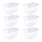 6 Pack: 6.2qt. Storage Bin with Lid by Simply Tidy™